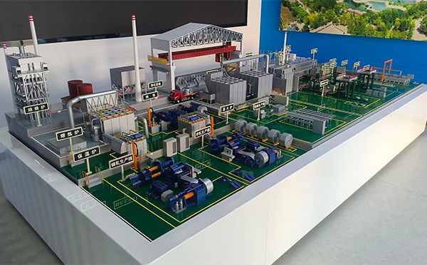 酒钢集团东铝厂-铝材生产线山丹机械模型